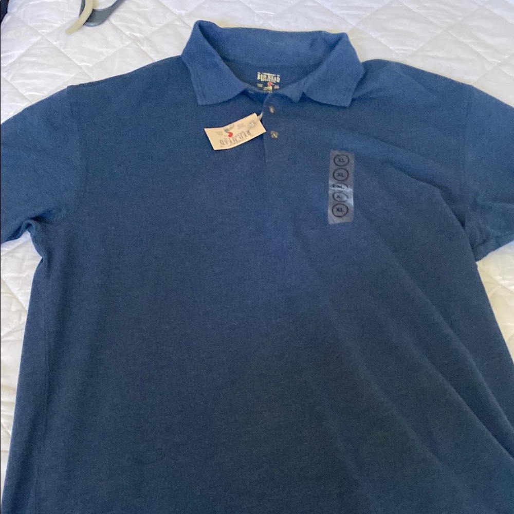 RedHead Blue Polo Shirt Classic Style